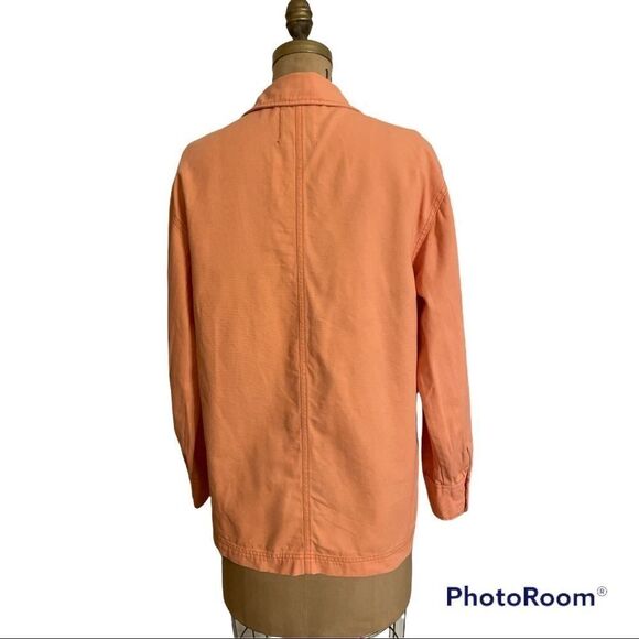 Urban Outfitters Derek Snap Button Utility Jacket and Scarf - Picture 3 of 13